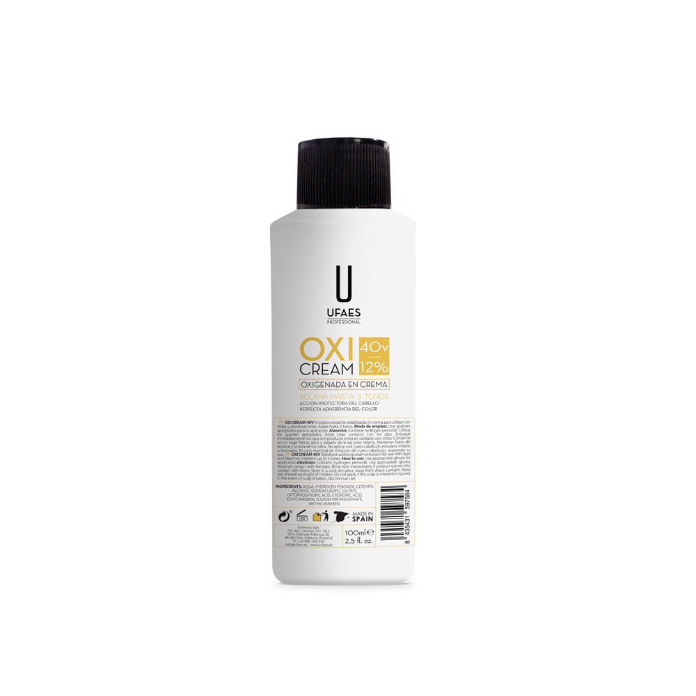 Oxi Cream 40v / 12% - Oxigenada en crema UFAES - Imagen 2